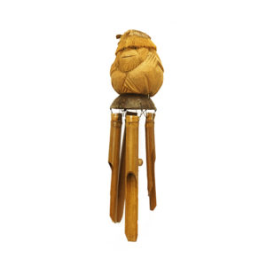 monkey/ape bamboo wind chime. no lower or upper strings