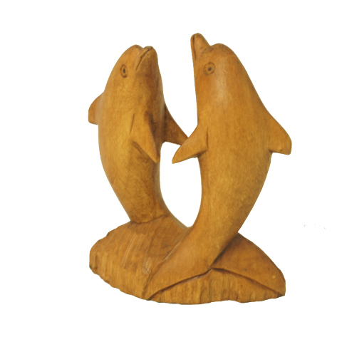 two dolphins figurine