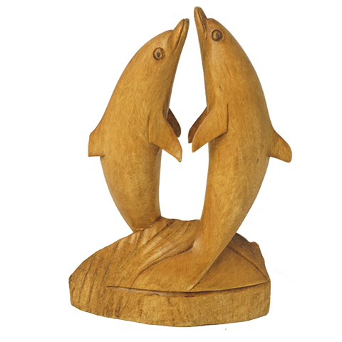 two dolphins figurine